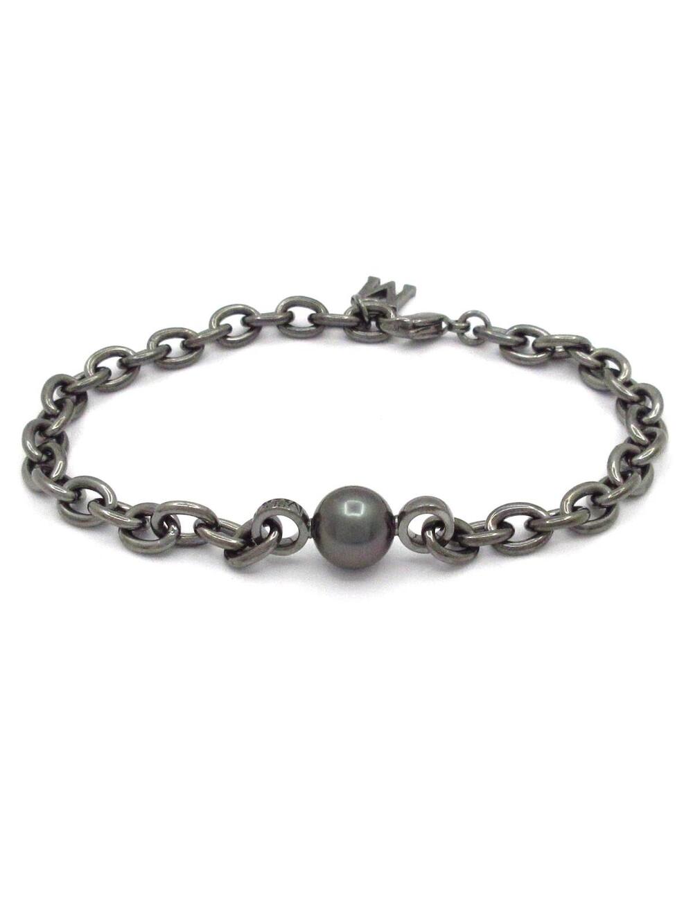 Mikimoto Dark Silver Gray Black Pearl #373934M13B